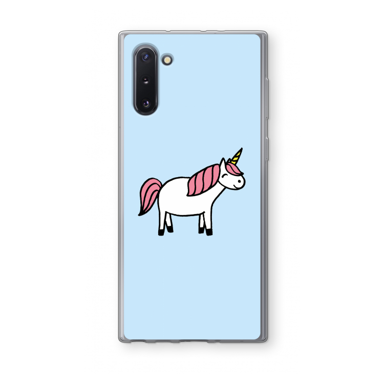 Eenhoorn: Samsung Galaxy Note 10 Transparant Hoesje