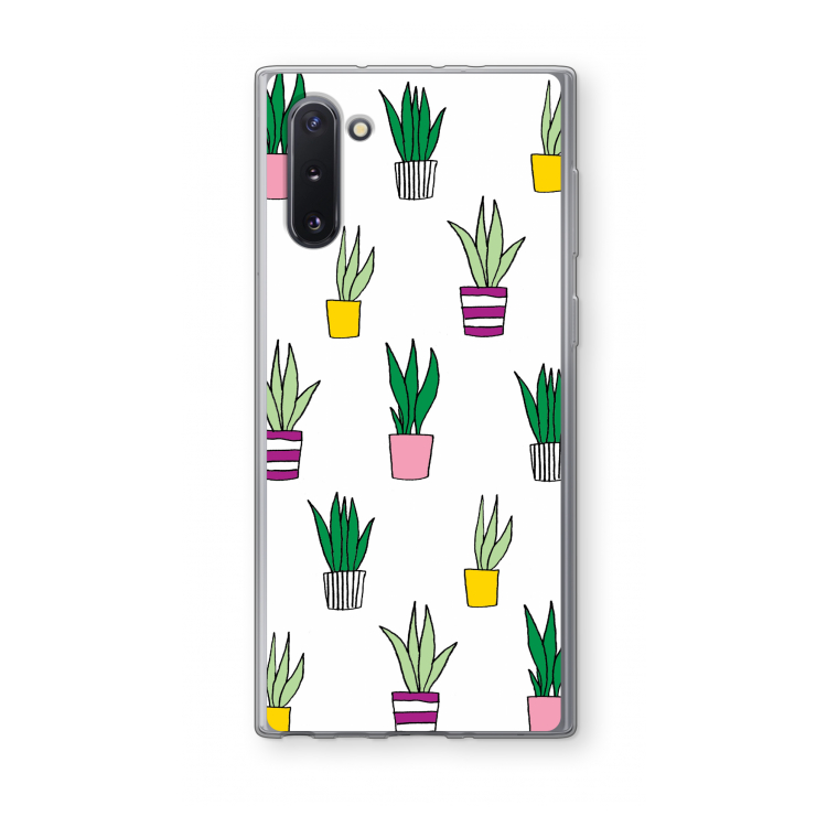 Sanseveria: Samsung Galaxy Note 10 Transparant Hoesje