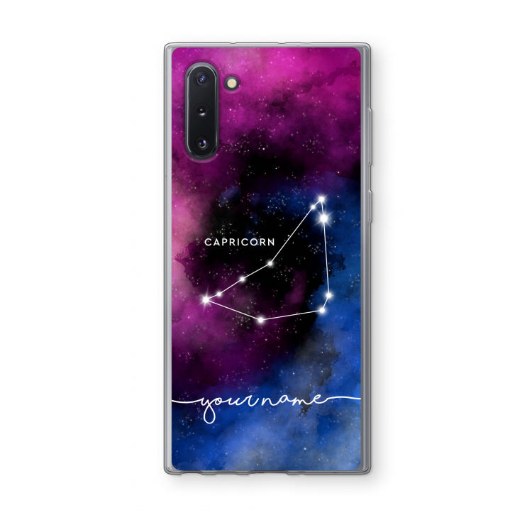 Sterrenbeeld - Donker: Samsung Galaxy Note 10 Transparant Hoesje