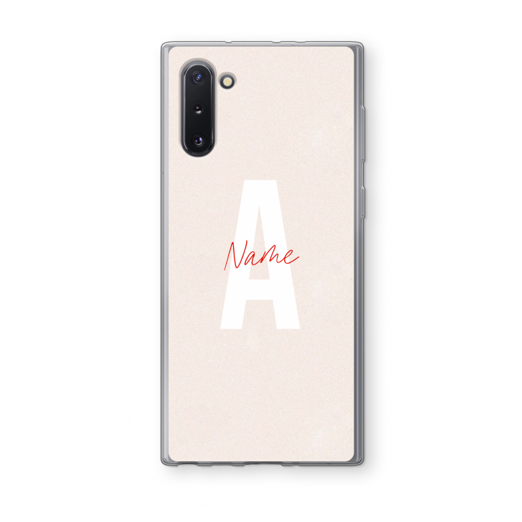 Strawberry Milkshake: Samsung Galaxy Note 10 Transparant Hoesje