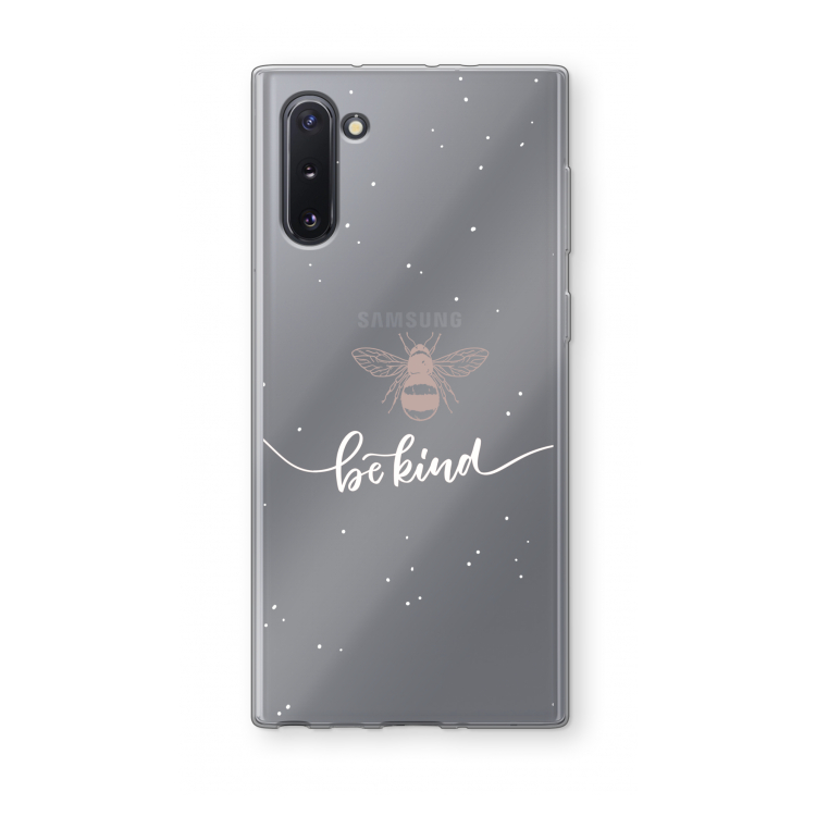 Be(e) kind: Samsung Galaxy Note 10 Transparant Hoesje