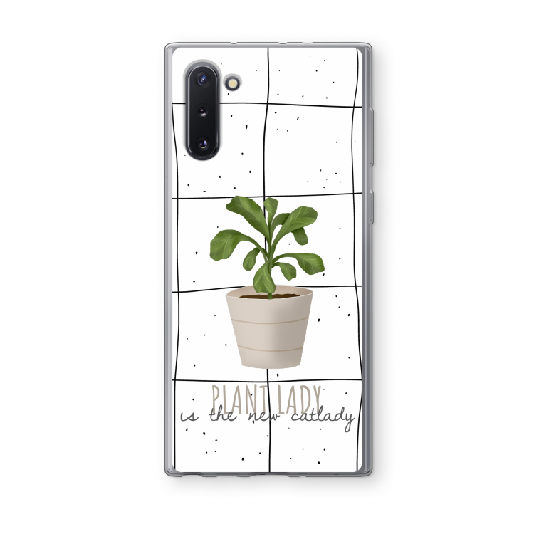 Kamerplant op vensterruit: Samsung Galaxy Note 10 Transparant Hoesje