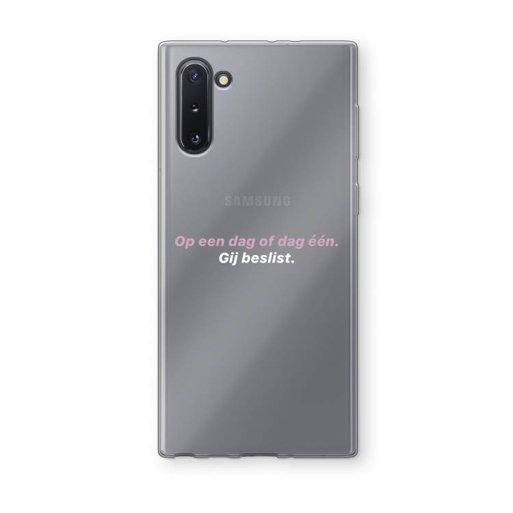 gij beslist: Samsung Galaxy Note 10 Transparant Hoesje