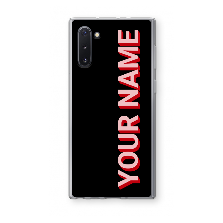 Namecase: Samsung Galaxy Note 10 Transparant Hoesje