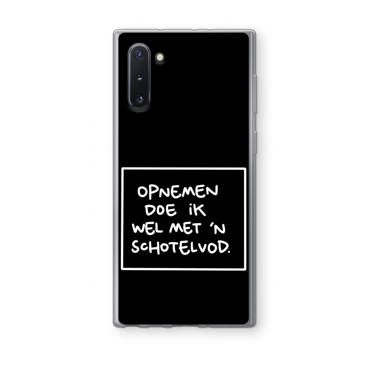 Schotelvod: Samsung Galaxy Note 10 Transparant Hoesje