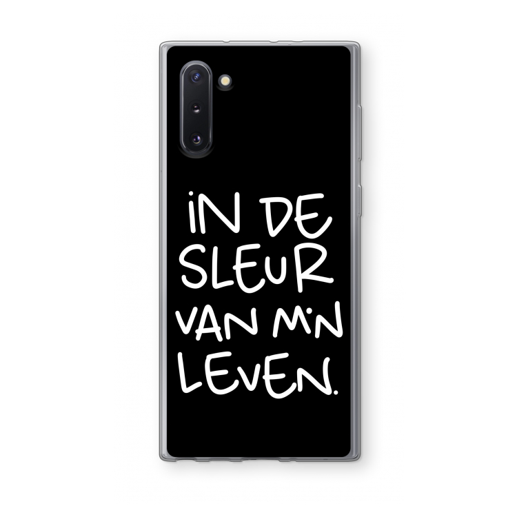 De Sleur: Samsung Galaxy Note 10 Transparant Hoesje