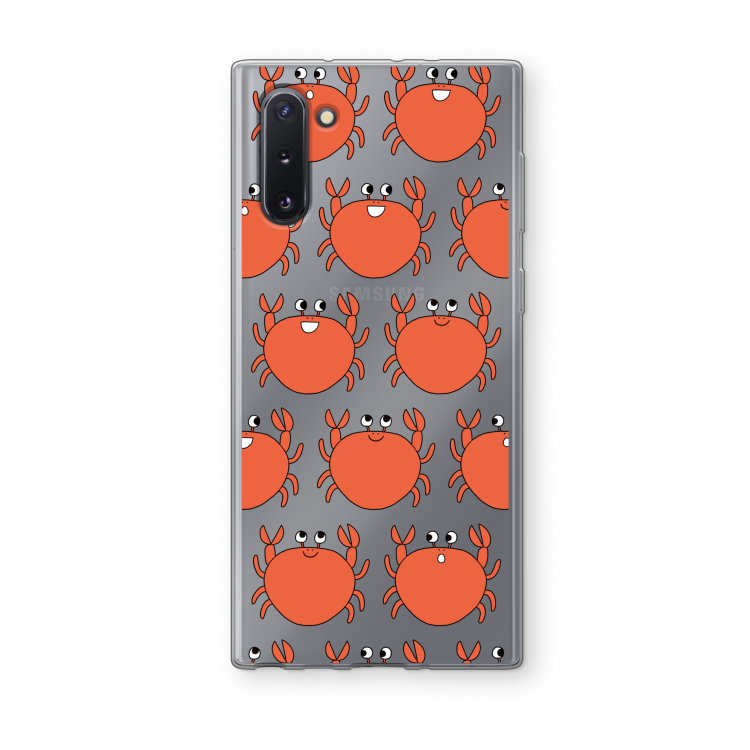 Krab: Samsung Galaxy Note 10 Transparant Hoesje
