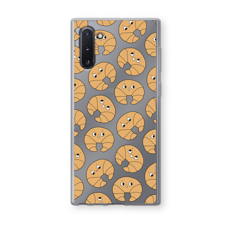 Croissant: Samsung Galaxy Note 10 Transparant Hoesje
