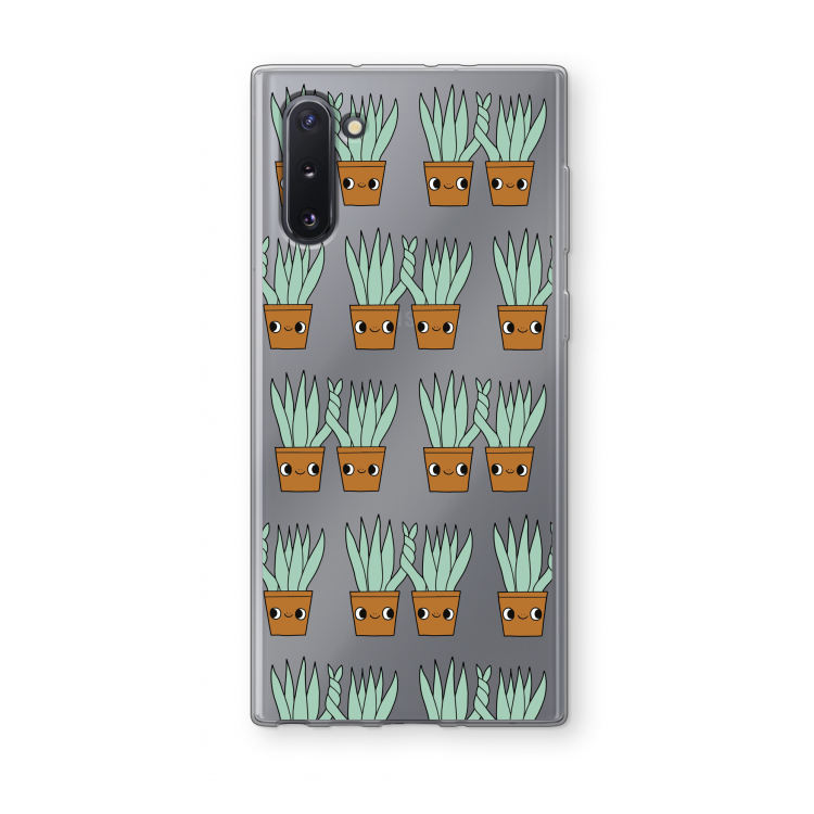 Sansevieria: Samsung Galaxy Note 10 Transparant Hoesje