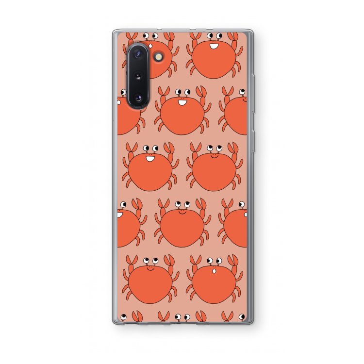 Krab: Samsung Galaxy Note 10 Transparant Hoesje