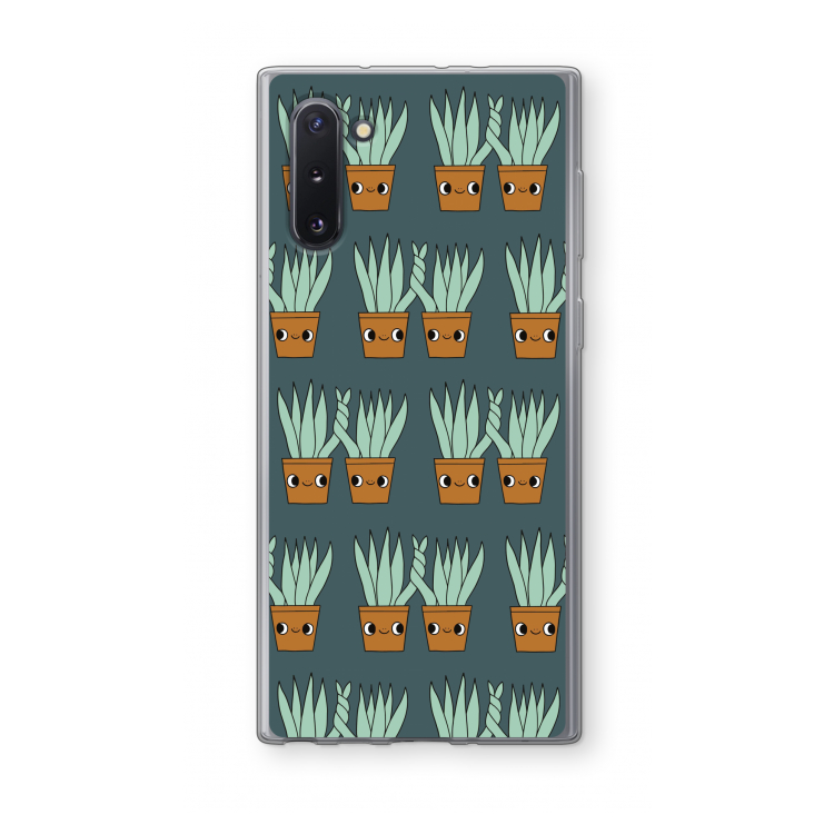 Sansevieria: Samsung Galaxy Note 10 Transparant Hoesje