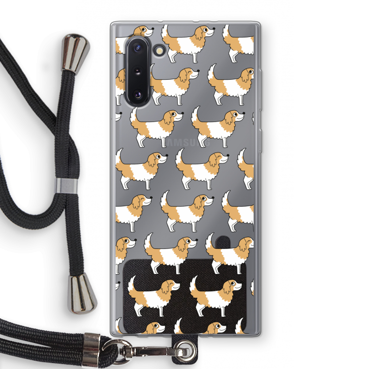 Doggy: Samsung Galaxy Note 10 Transparant Hoesje met koord