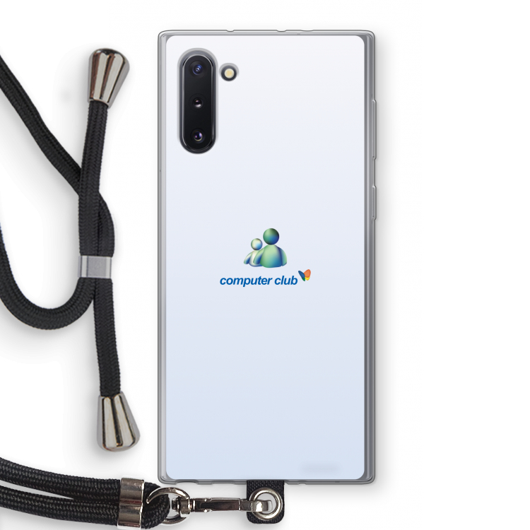 MSN: Samsung Galaxy Note 10 Transparant Hoesje met koord