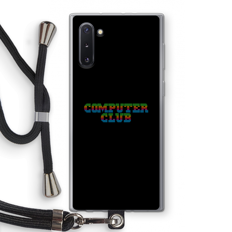 Retro: Samsung Galaxy Note 10 Transparant Hoesje met koord