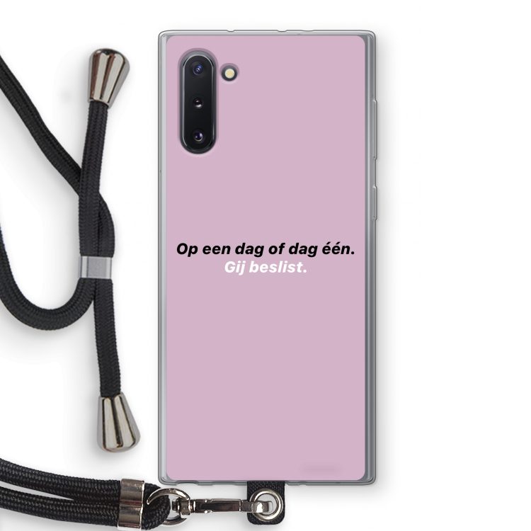 gij beslist: Samsung Galaxy Note 10 Transparant Hoesje met koord