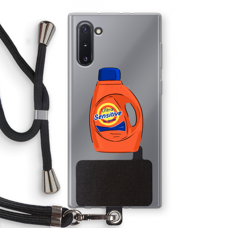 Ultra Sensitive: Samsung Galaxy Note 10 Transparant Hoesje met koord