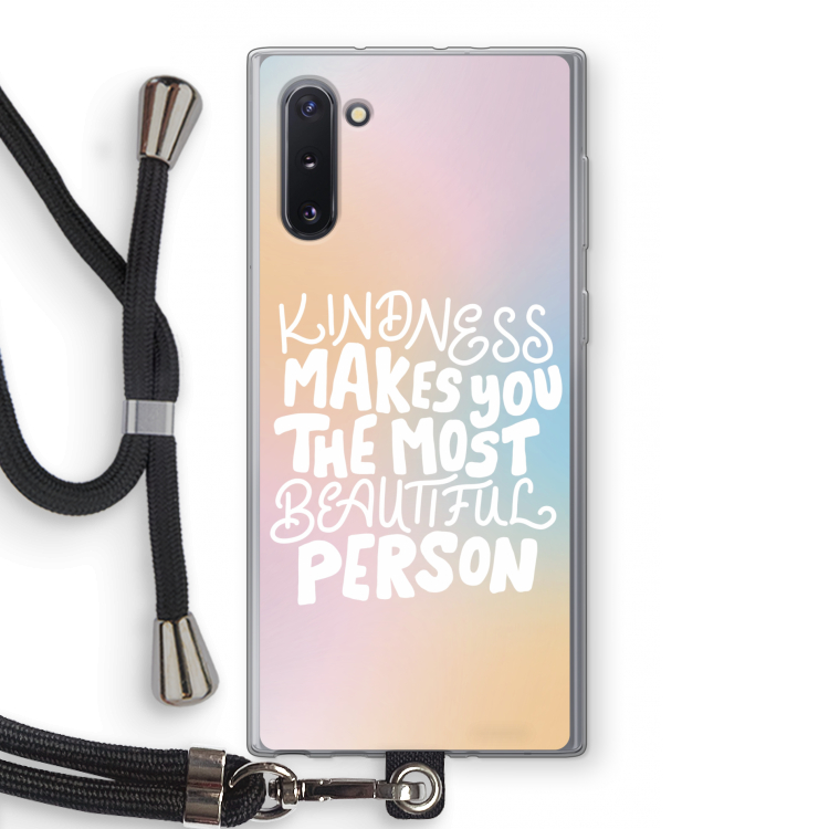 The prettiest: Samsung Galaxy Note 10 Transparant Hoesje met koord
