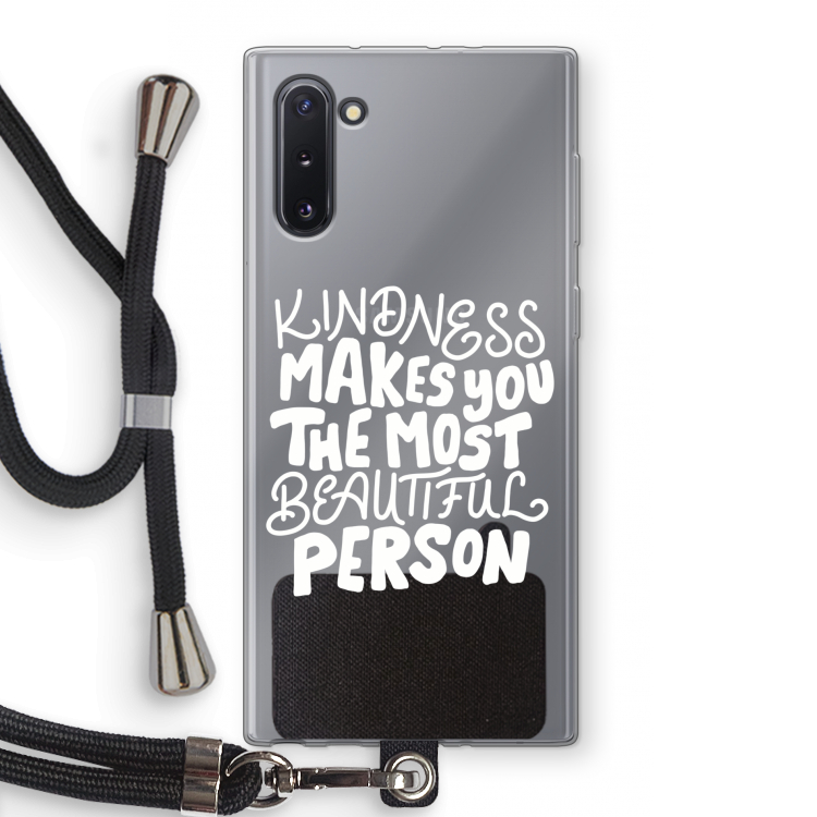 The prettiest: Samsung Galaxy Note 10 Transparant Hoesje met koord