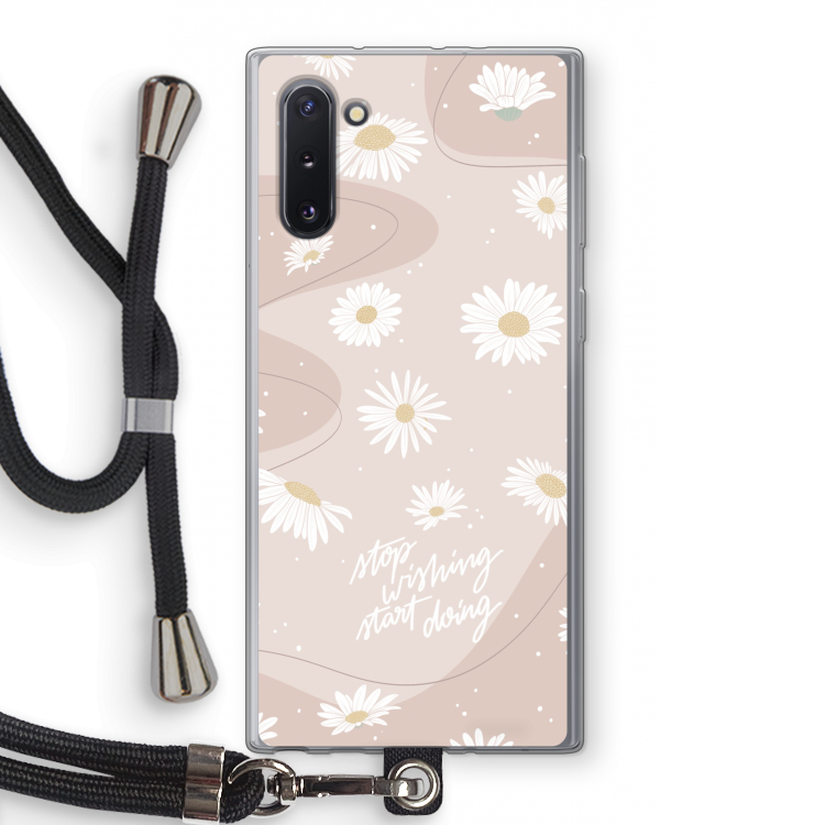 Daydreaming becomes reality: Samsung Galaxy Note 10 Transparant Hoesje met koord