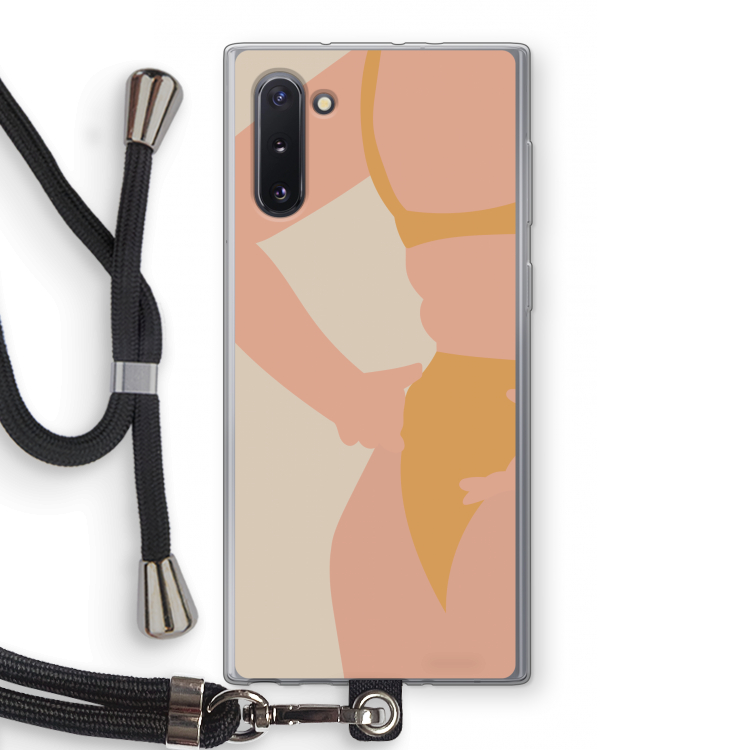 Bikini body: Samsung Galaxy Note 10 Transparant Hoesje met koord