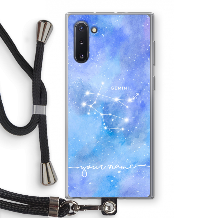 Sterrenbeeld - Licht: Samsung Galaxy Note 10 Transparant Hoesje met koord