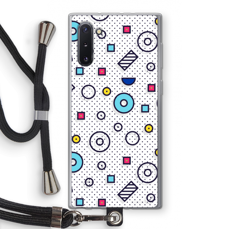 8-bit N°9: Samsung Galaxy Note 10 Transparant Hoesje met koord