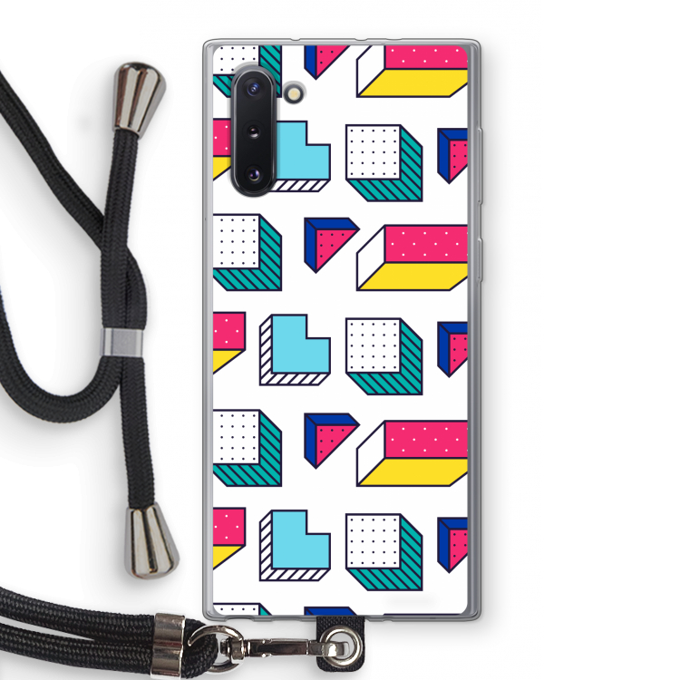 8-bit N°7: Samsung Galaxy Note 10 Transparant Hoesje met koord