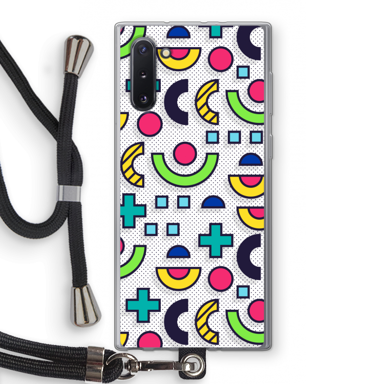8-bit N°6: Samsung Galaxy Note 10 Transparant Hoesje met koord