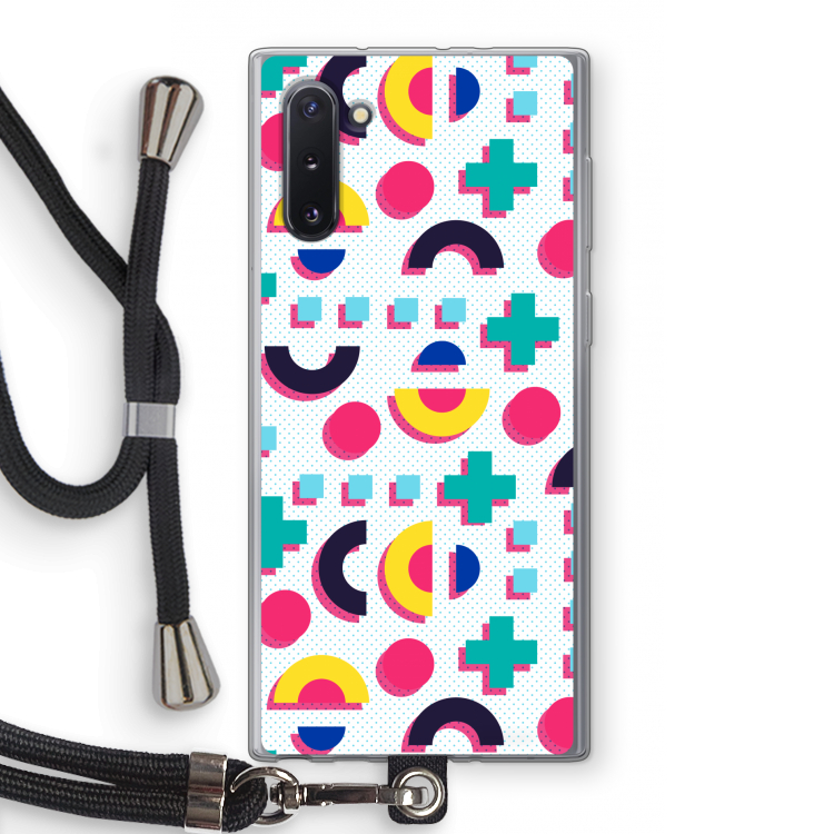 8-bit N°2: Samsung Galaxy Note 10 Transparant Hoesje met koord