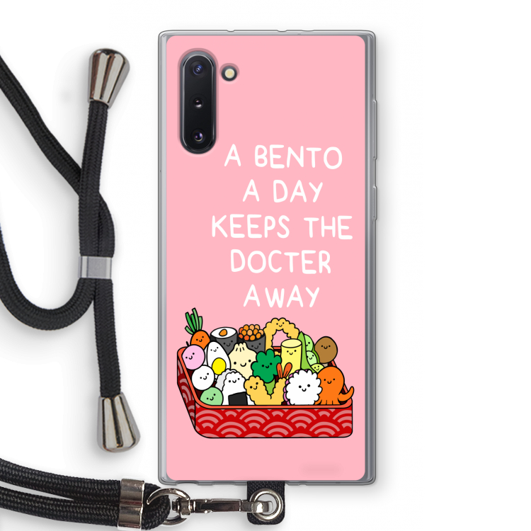 Bento a day: Samsung Galaxy Note 10 Transparant Hoesje met koord