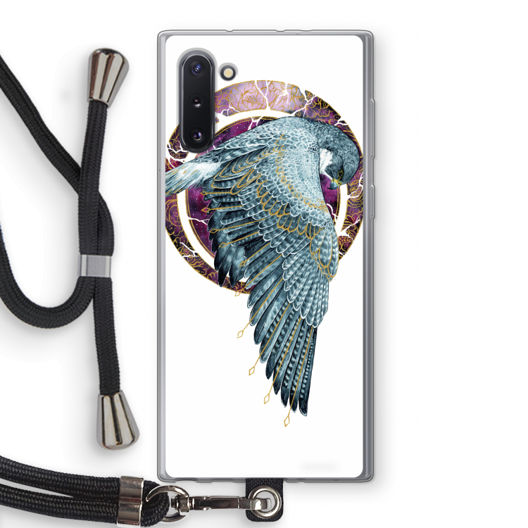Golden Falcon: Samsung Galaxy Note 10 Transparant Hoesje met koord