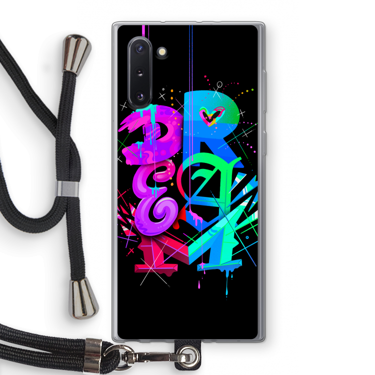 Dream: Samsung Galaxy Note 10 Transparant Hoesje met koord