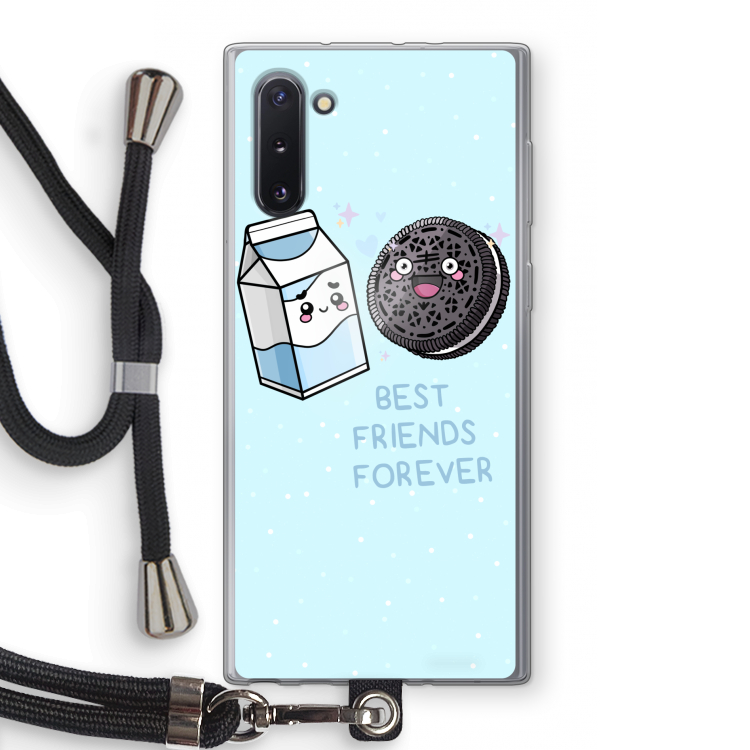 Best Friend Forever: Samsung Galaxy Note 10 Transparant Hoesje met koord