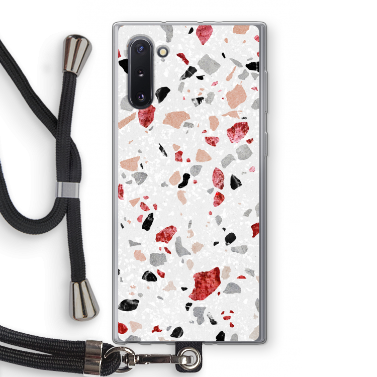 Terrazzo N°12: Samsung Galaxy Note 10 Transparant Hoesje met koord