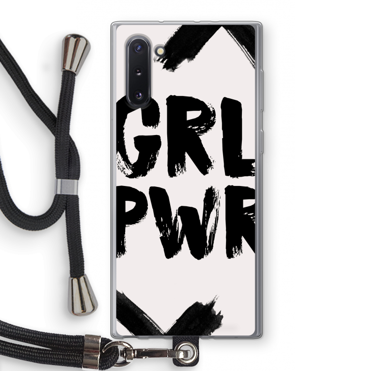 Girl Power #2: Samsung Galaxy Note 10 Transparant Hoesje met koord