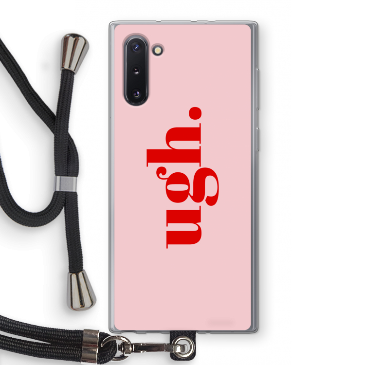 Ugh: Samsung Galaxy Note 10 Transparant Hoesje met koord