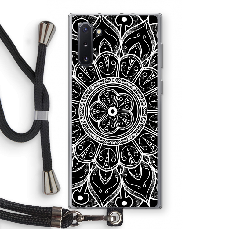 Roses Are Red: Samsung Galaxy Note 10 Transparant Hoesje met koord