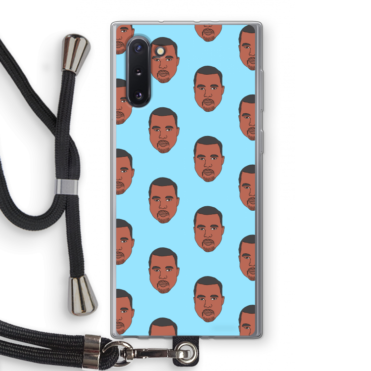 Kanye Call Me?: Samsung Galaxy Note 10 Transparant Hoesje met koord
