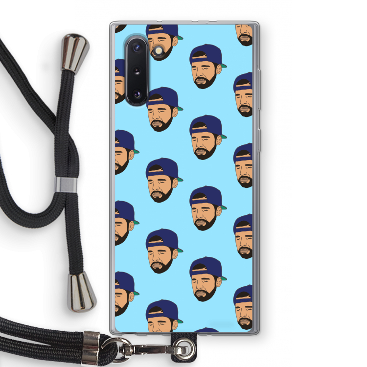 Drake Away: Samsung Galaxy Note 10 Transparant Hoesje met koord