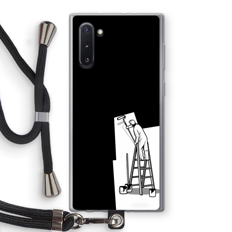 Musketon Painter: Samsung Galaxy Note 10 Transparant Hoesje met koord
