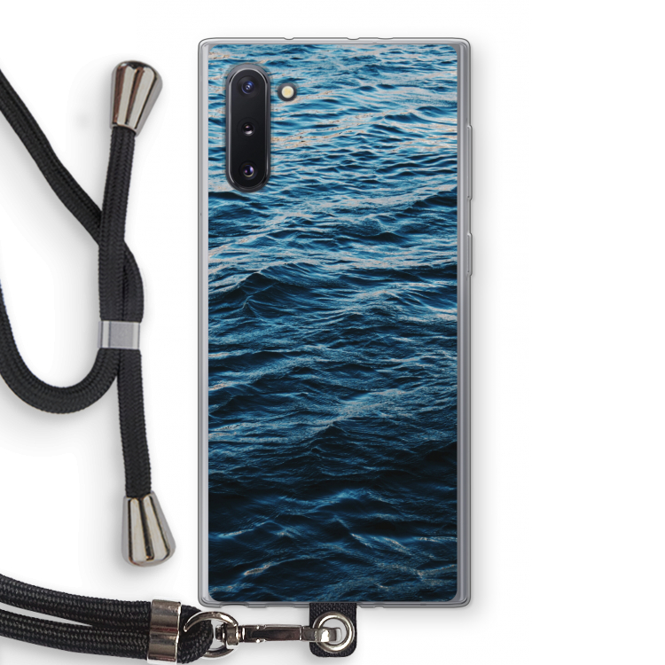 Oceaan: Samsung Galaxy Note 10 Transparant Hoesje met koord