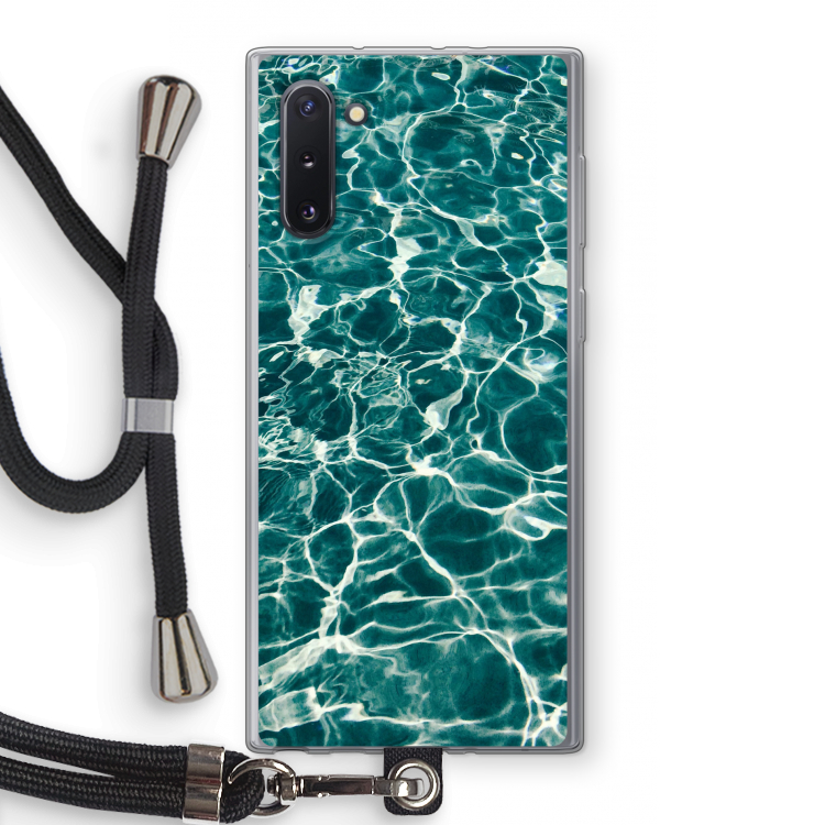 Weerkaatsing water: Samsung Galaxy Note 10 Transparant Hoesje met koord