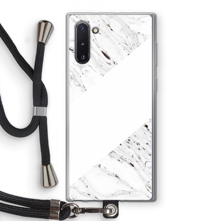 Biggest stripe: Samsung Galaxy Note 10 Transparant Hoesje met koord