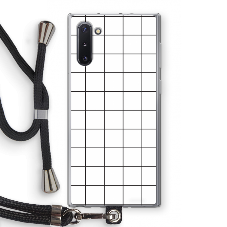 Rooster: Samsung Galaxy Note 10 Transparant Hoesje met koord