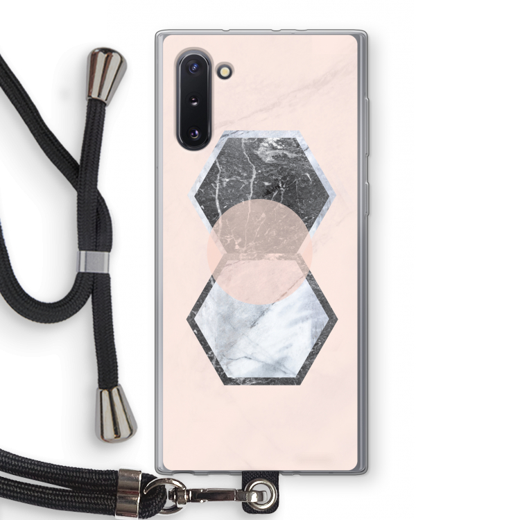 Creatieve toets: Samsung Galaxy Note 10 Transparant Hoesje met koord