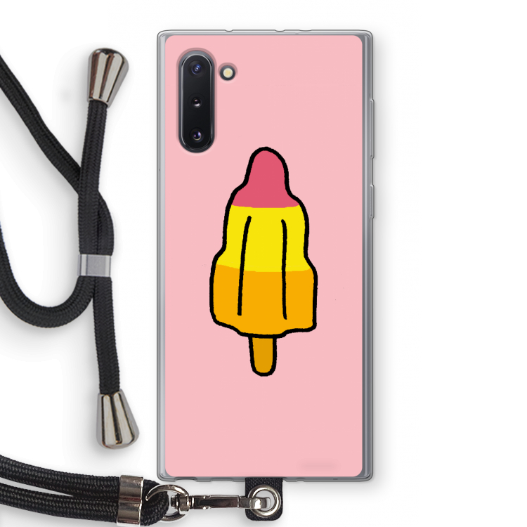 Raketijsje: Samsung Galaxy Note 10 Transparant Hoesje met koord