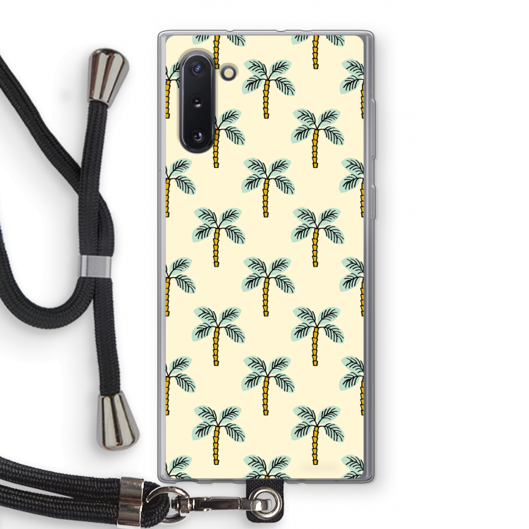 Paradise: Samsung Galaxy Note 10 Transparant Hoesje met koord