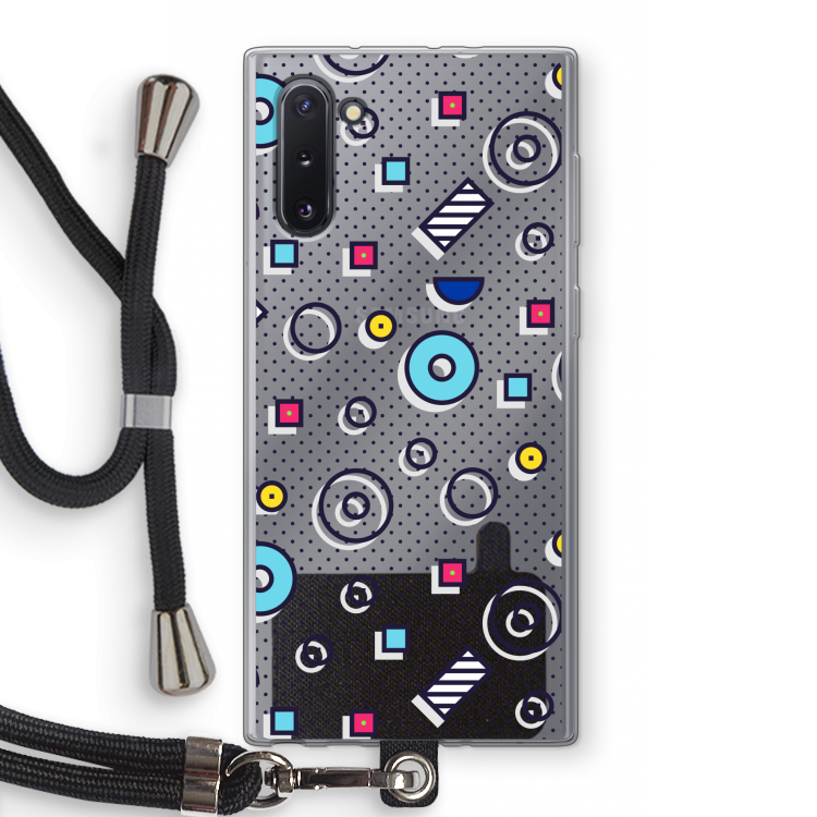 8-bit N°9: Samsung Galaxy Note 10 Transparant Hoesje met koord