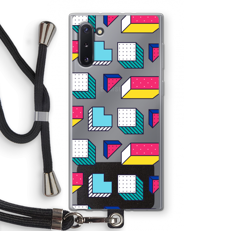 8-bit N°7: Samsung Galaxy Note 10 Transparant Hoesje met koord