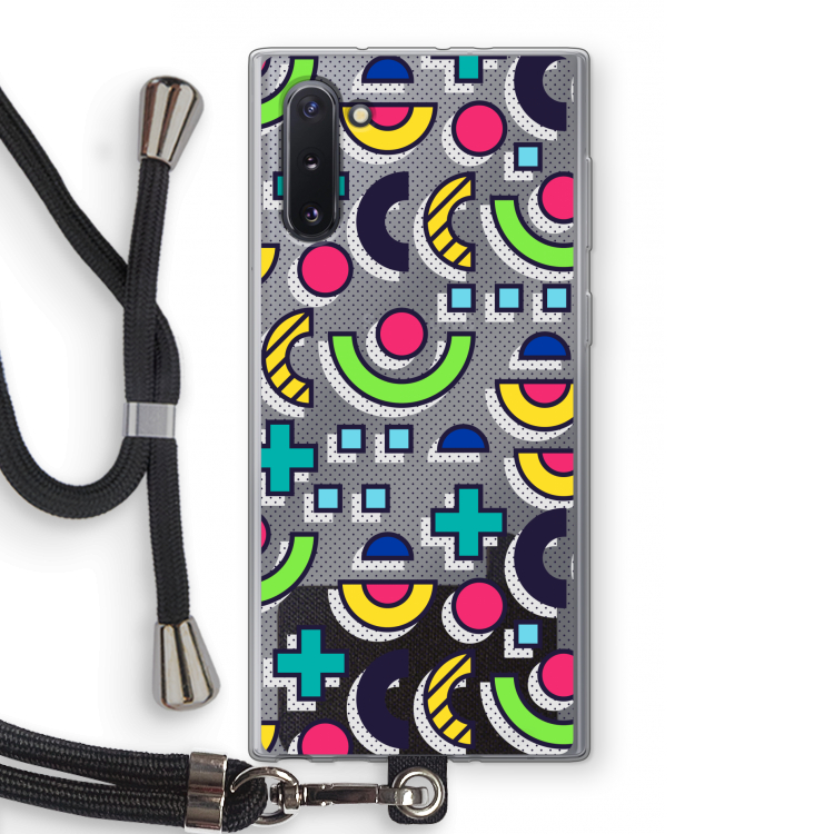 8-bit N°6: Samsung Galaxy Note 10 Transparant Hoesje met koord